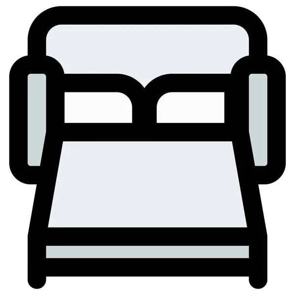 Sofa Cum Bed Compact Spaces — Stockvektor