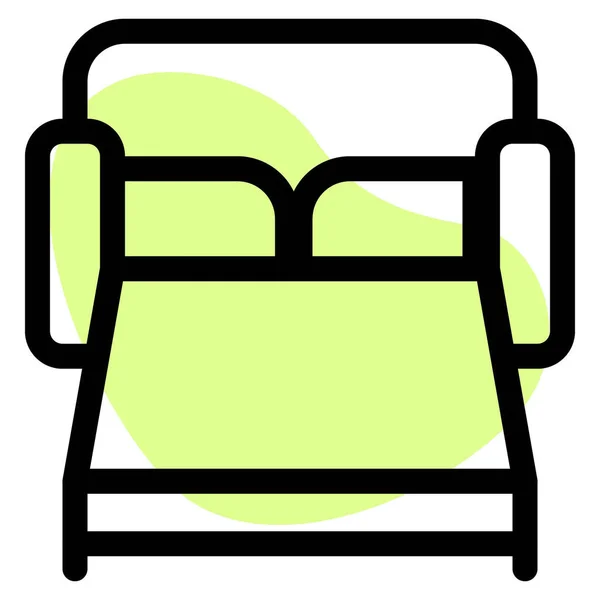 Sofa Cum Bed Compact Spaces — Stok Vektör