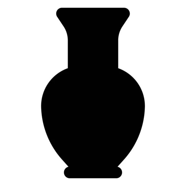 ハンドルのない装飾用の瓶 — ストックベクタ
