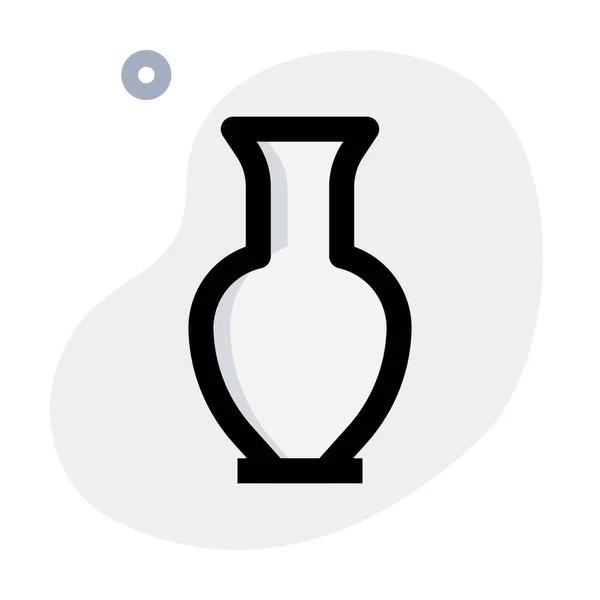 Váza Dekorativní Sklenice Bez Držadel — Stockový vektor