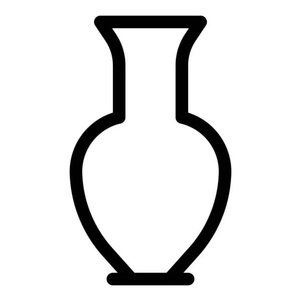 Váza Dekorativní Sklenice Bez Držadel — Stockový vektor