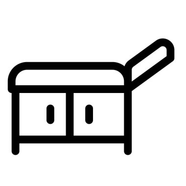 Hasta desteği için muayene koltuğu..