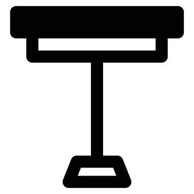 Kafeler ve bistro için sağlam bir kahve masası..