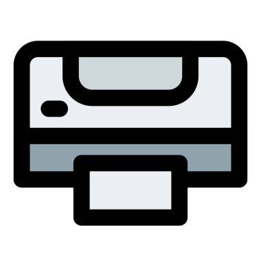 Çıktıları almak için ofis yazıcısı