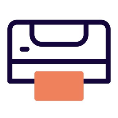 Çıktıları almak için ofis yazıcısı