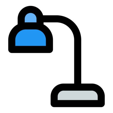 Gece işi için kullanılan masa lambası