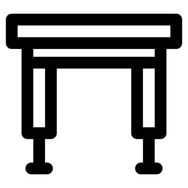 Bahçe alanı için taşınabilir katlanabilir tablo.