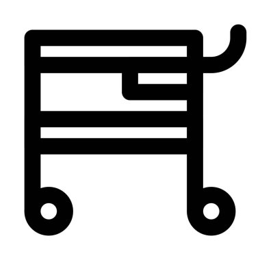 Alet arabası, tekerlekleri olan tıbbi bir araç..