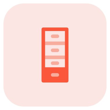 Hastane kullanımı için çok katlı dolap..