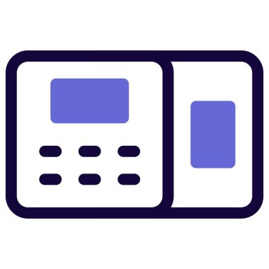 Çalışanların zaman devamlılığı için biyometrik makine