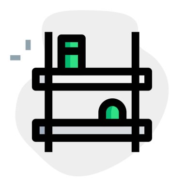 Mutfak hizmetleri için küçük raf.