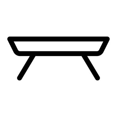 Taşınabilir tahta masa, taşınması kolay..