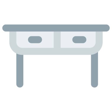 Temel ihtiyaçlar için çekmeceli yazı masası