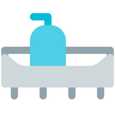 Duvara monte edilmiş ön destekli duş malzemesi..