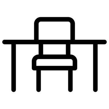 Yemek odası için masa ve sandalye..