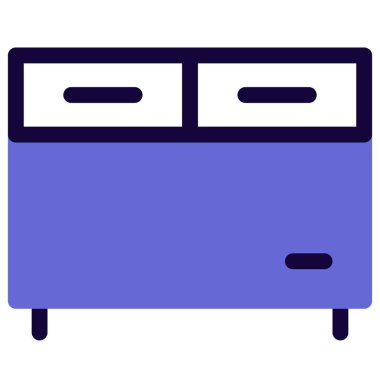 Lokanta mutfağında kullanılan büfe masası..