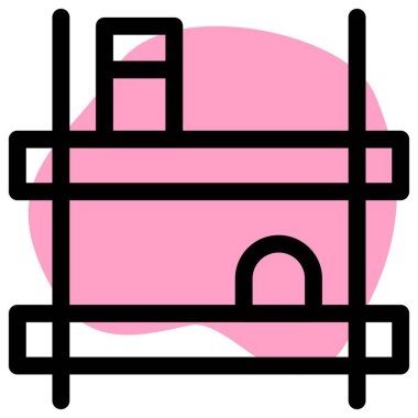 Mutfak hizmetleri için küçük raf.