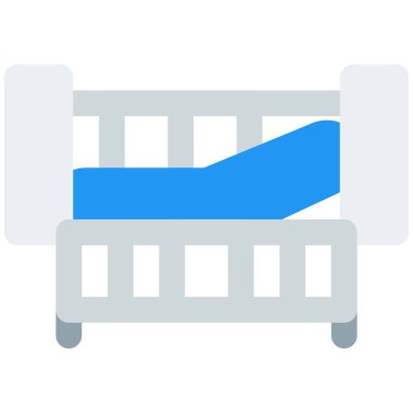 Pediyatri yatağı bebekler için özel olarak tasarlandı.