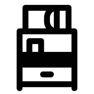 Ahşap raflı mutfak dolabı..