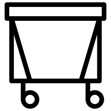 Tıbbi kullanım için geniş ve ferah keten arabası..