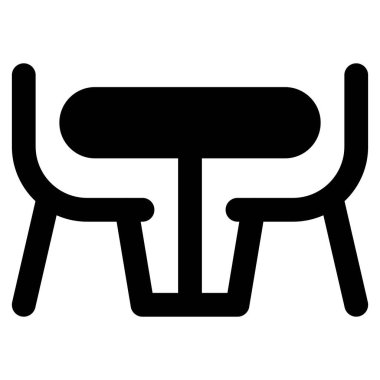 Sandalyeli yemek masası..