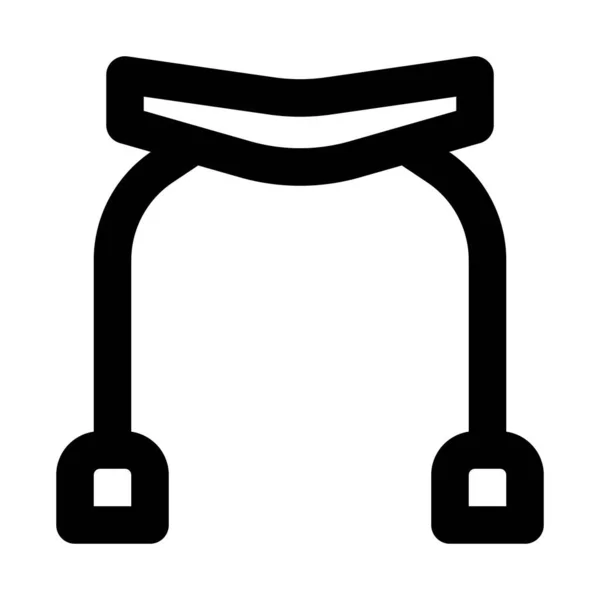 Tabouret Chaise Utilisé Dans Salle Bain Pour Commodité — Image vectorielle