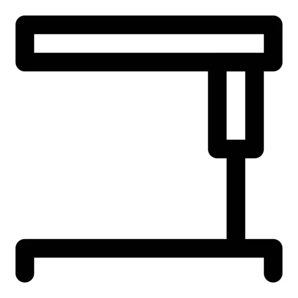 Přetlakový Stůl Používaný Uchovávání Zásobníků Jídlem — Stockový vektor