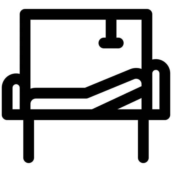 Складная Кровать Лечения Переломов — стоковый вектор