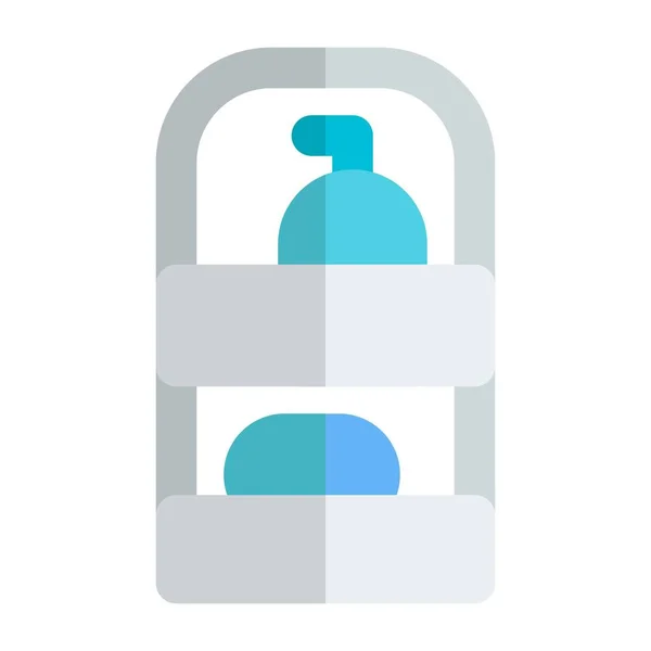 Holder Shower Caddy Bathroom Accessories — Stock Vector