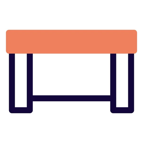 Τραπέζι Ενός Βήματος Ειδικά Για Τον Ασθενή Λαστιχάκια — Διανυσματικό Αρχείο