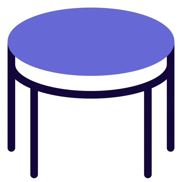 Kompakt Storlek Soffbord För Vardagsrum — Stock vektor