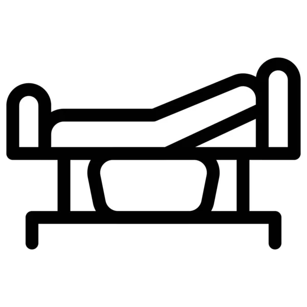 Ліжко Фавлера Особливими Рисами — стоковий вектор