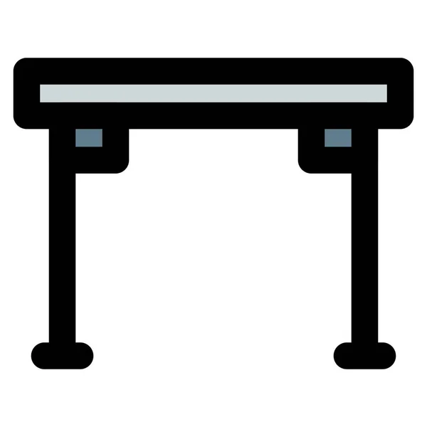 Table Pliable Couramment Utilisée Dans Les Excursions Plein Air — Image vectorielle