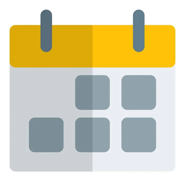 Kalendář Office Použitý Pro Plánování Plánů — Stockový vektor