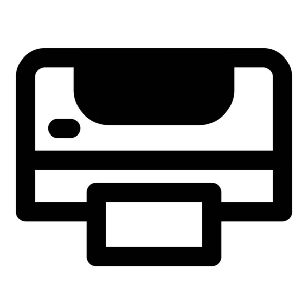 Bürodrucker Für Die Herstellung Von Hardcopy — Stockvektor