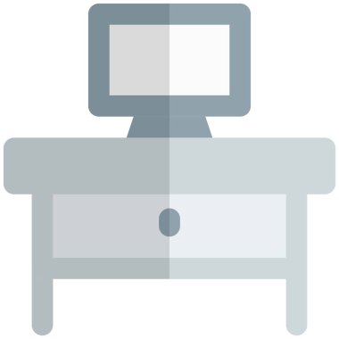 Ofis işleri için büro masası kullanımı