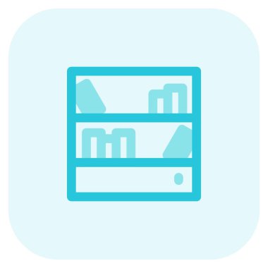 Kitap düzenlemek için kitaplık ya da dolap.