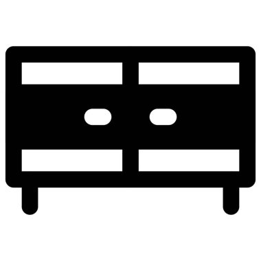 Çekmeceler tuvalet masası olarak kullanılıyor..