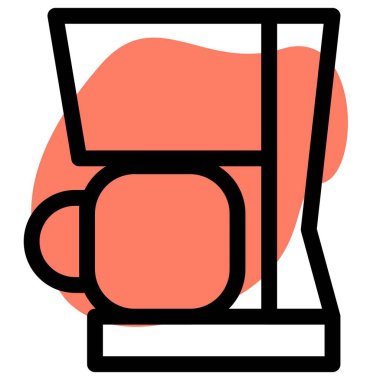 Kafeterya için kahve makinesi.