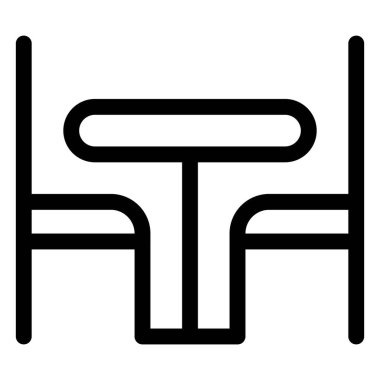 Sandalyeli yemek masası..