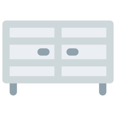 Çekmeceler tuvalet masası olarak kullanılıyor..