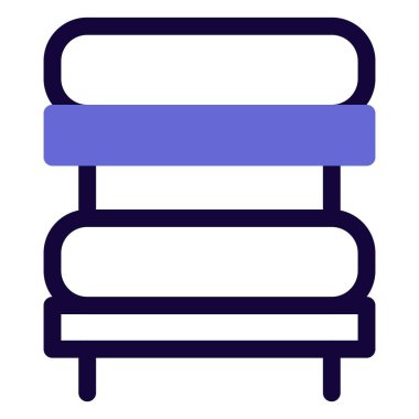 Banyoda havlu askısı var..