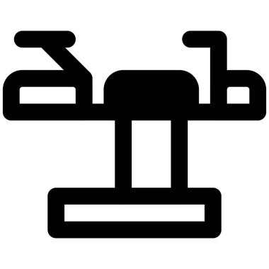 Operasyonda kullanılan ergonomik tablo.