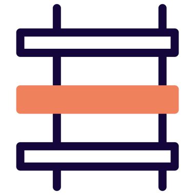 Raflarla donatılmış mobilya ögesi.