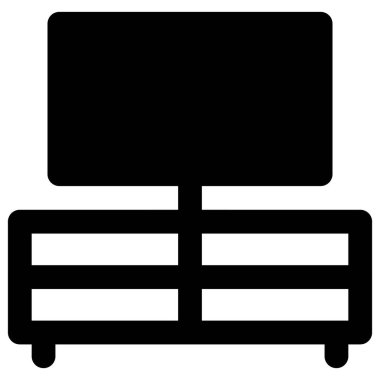 Pahalı, çekmeceli ahşap televizyon standı..