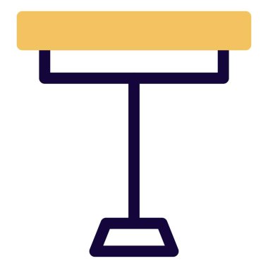 Kafeler ve bistro için sağlam bir kahve masası..