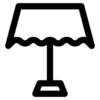 Açık hava yemeği için kumaşla kaplı bir masa..