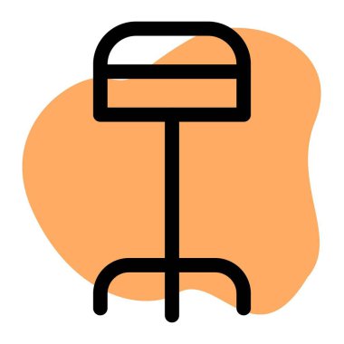 Hastalar için yastıklı döner tabure.