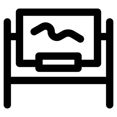 Dahili kalem tepsisi ile serbest gezici beyaz tahta