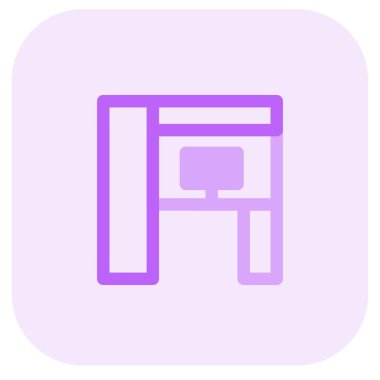 Çalışmak için gardırop bilgisayar masası kurulumu